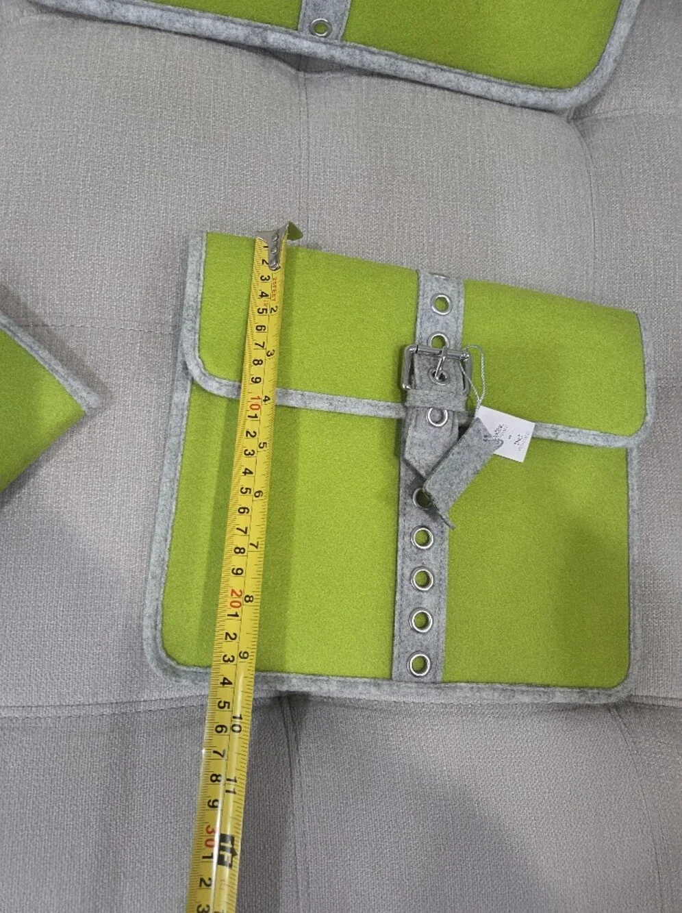 NWT Lucalily Lime Green Felt Set Of Laptop Case, Tablets Case And Wallet
